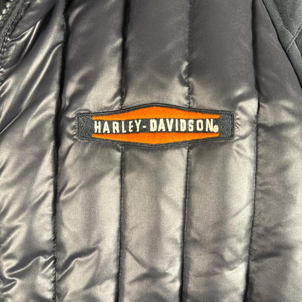 Harley Davidson Insulated Full Zip Biker Mototcycle American USA Jacket Sz M - Picture 4 of 7
